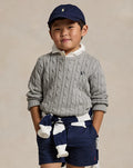 Cable-Knit Cotton Jumper